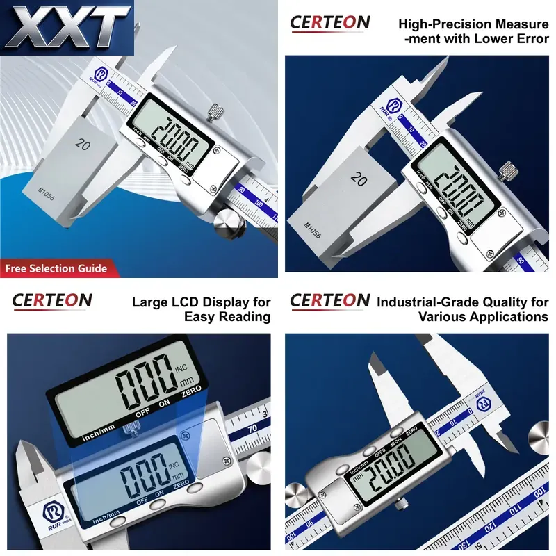 Digital Caliper 150Mm Stainless Steel - Cyfrowa suwmiarka ze stali nierdzewnej XXT