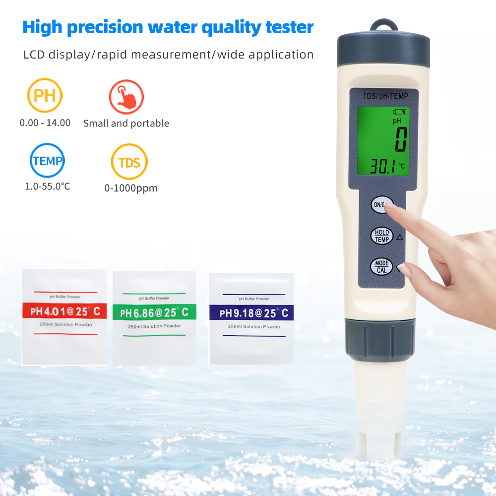 Ph Meter Digital Water Tester - Cyfrowy miernik TDS PH z funkcją