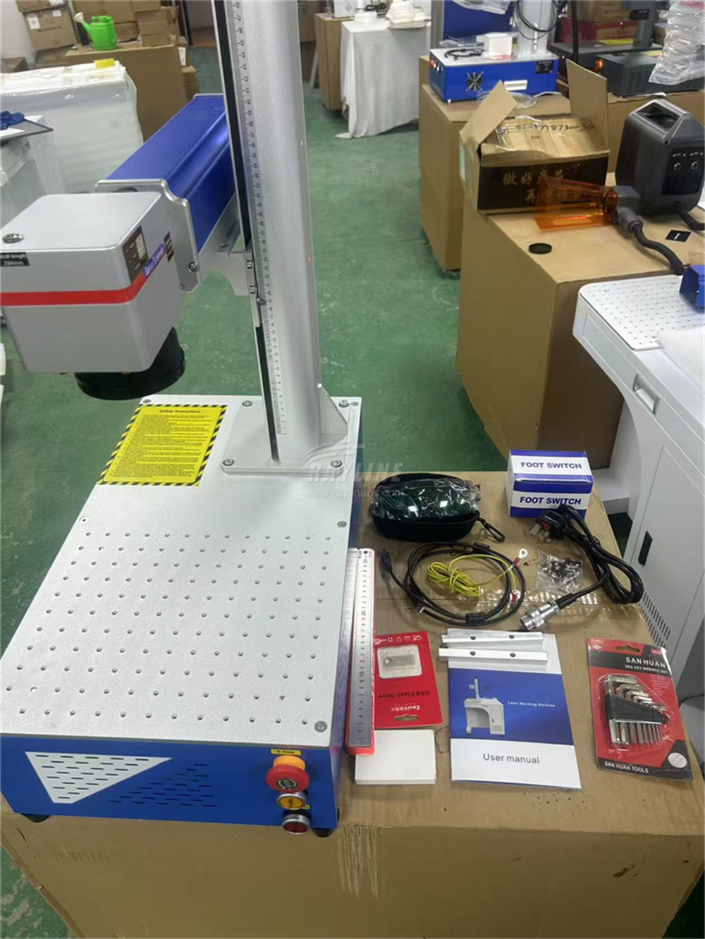 Przenośna maszyna do znakowani – Fiber Laser Marking Machine 30W recenzja i cena