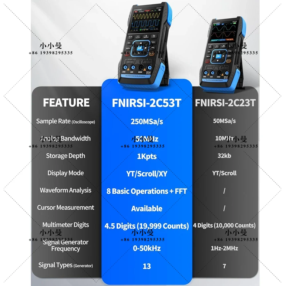 FNIRSI 2C53T – ulepszony, prze – Fnirsi Digital Oscilloscope Handheld recenzja i cena