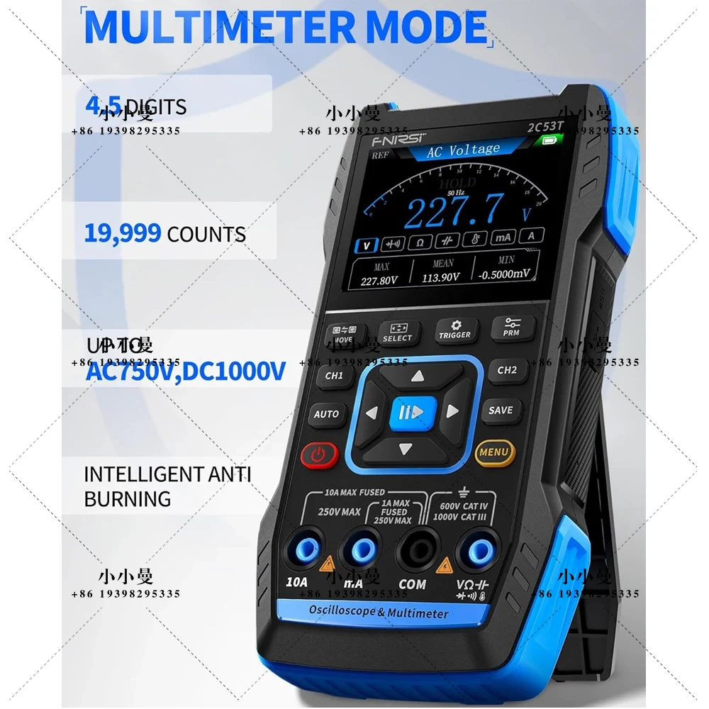 FNIRSI 2C53T – ulepszony, prze – Fnirsi Digital Oscilloscope Handheld recenzja i cena