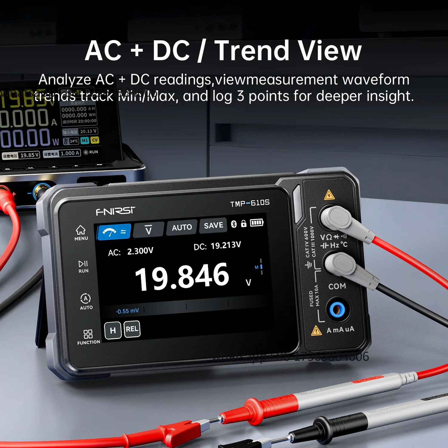 FNIRSI TMP-610S – cyfrowy mult – Fnirsi Digital Oscilloscope Handheld recenzja i cena