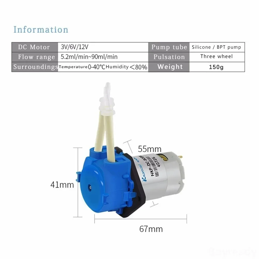DC 12V 24V pompa dozująca pomp – Mini Peristaltic Pump 12V recenzja i cena