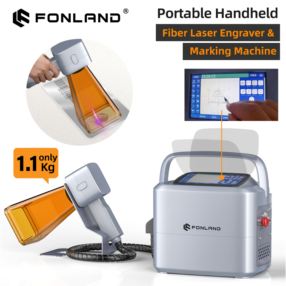 FONLAND K1 20W 30W Przenośna R – Fiber Laser Marking Machine 30W recenzja i cena